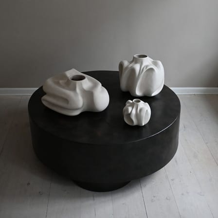 Vase Wabi Medio céramique blanc / Ø 35 x H 29 cm - 101 COPENHAGEN