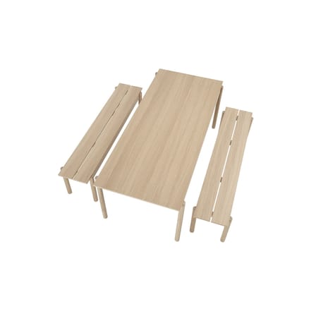 Bank Linear WOOD holz natur / L 170 cm - Muuto