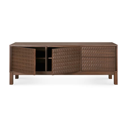 Buffet Sono bois marron / L 160 x H 60 cm - Sculpté main - Ethnicraft