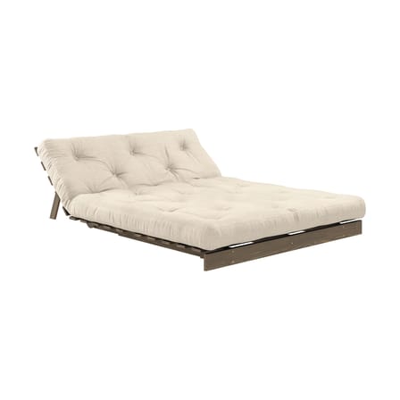 Canapé convertible Roots / L 140 cm - 3 positions / Structure marron - KARUP DESIGN