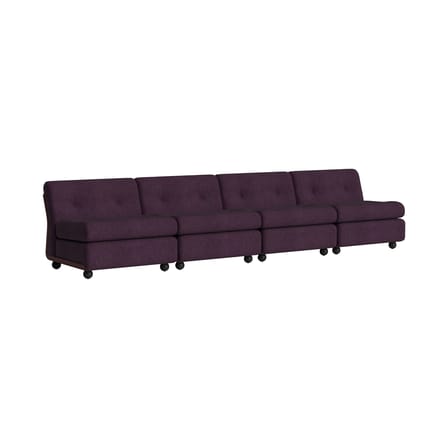 Canapé modulable Amanta / 4 places - L 317 cm / Réédition 1966, Mario Bellini - Hay