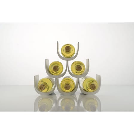 Casier à bouteilles Noè plastique blanc / Modulable - 6 bouteilles - Alessi