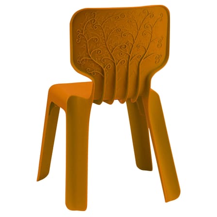Chaise enfant Alma plastique orange - Magis