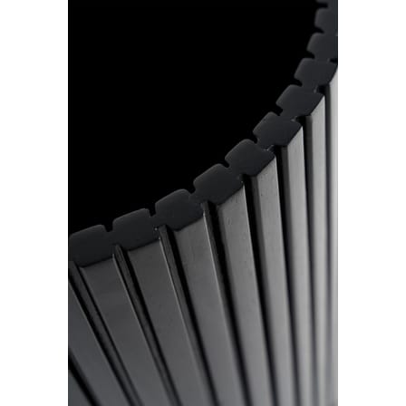 Corbeille à papier Roller Max bois noir / Acajou - Ø 28 x H 35 cm - Ethnicraft