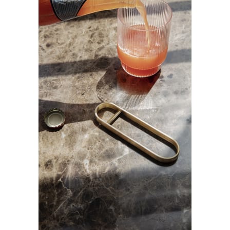Décapsuleur Fein or métal / Laiton - Ferm Living