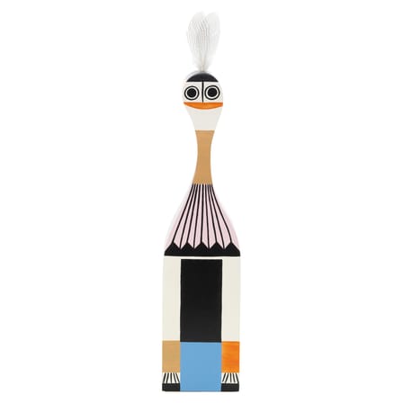 Décoration Wooden Doll No. 1 super large bois multicolore / By Alexander Girard, 1952 - H 80 cm - Vitra