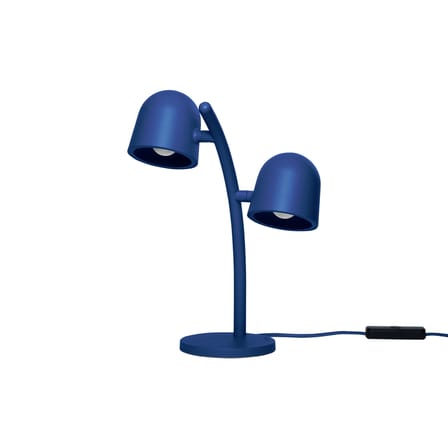 Lampe de table Little Lebow métal bleu / 2 spots orientable - Fatboy