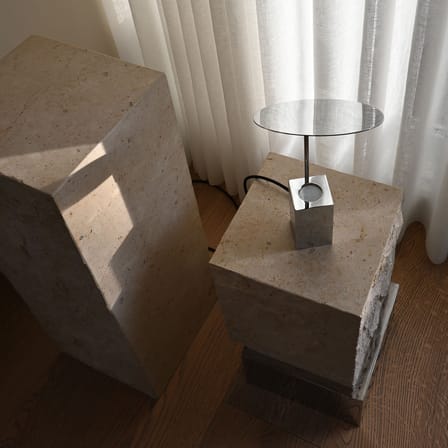 Lampe de table Reflect LED métal argent / Modulable - 101 COPENHAGEN