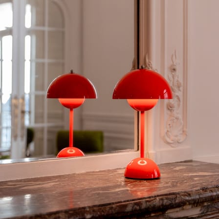 Lampe sans fil rechargeable Flowerpot VP9 (1968) / Edition limitée 25 ans - &tradition