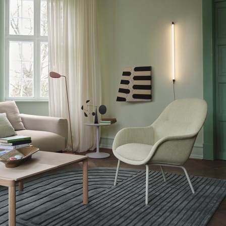 Leaf LED Floor lamp metal orange / Adjustable - Muuto