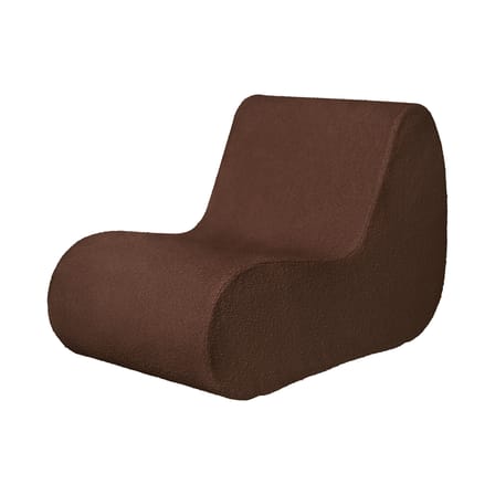 Lounge Sessel Rouli textil braun / Modulares Gartensofa - Ferm Living