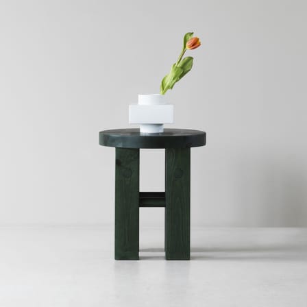 Sgabello Fyr legno verde / Ø 40 x H 45 cm - Normann Copenhagen