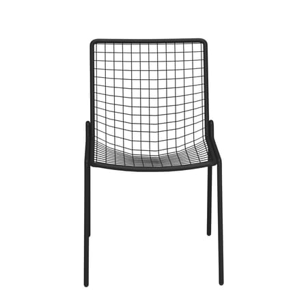 Rio R50 Stacking chair metal black / Metal - Emu