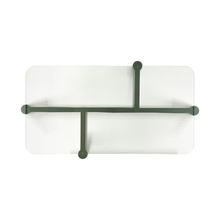 Table basse Kob vert / 105 x 55 x H 40,5 cm - NOO.MA