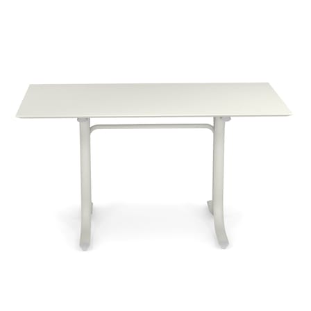 Table rectangulaire System métal blanc / 80 x 140 cm - Emu