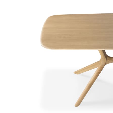 Table rectangulaire X bois naturel / 224 x 100 cm - 8 personnes / Chêne massif - Ethnicraft