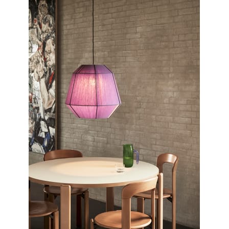 Table ronde Rey beige bois naturel / By Bruno Rey x Dietiker, 1971 - Ø 128,5 cm - Hay
