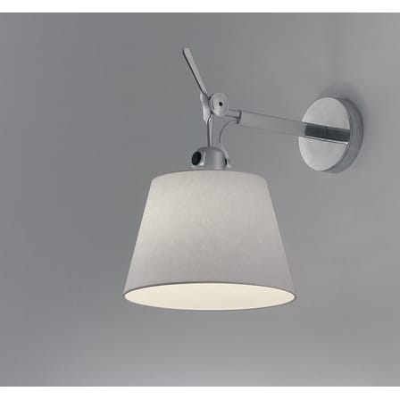 Applique Tolomeo métal papier beige / Ø 18 cm - Artemide