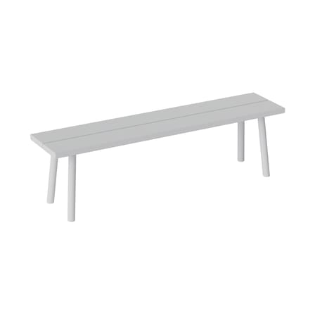 Banc Fred's métal gris / L 160 cm - 3 places - Fatboy