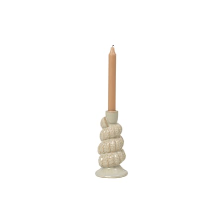Bougeoir Shelly céramique beige - BROSTE COPENHAGEN
