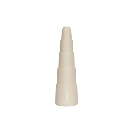 Bougeoir Spire métal beige Step / H 26 cm - Fatboy
