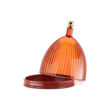 Centre de table La Coupole orange / Ø 24 cm x H 30,5 cm - Kartell