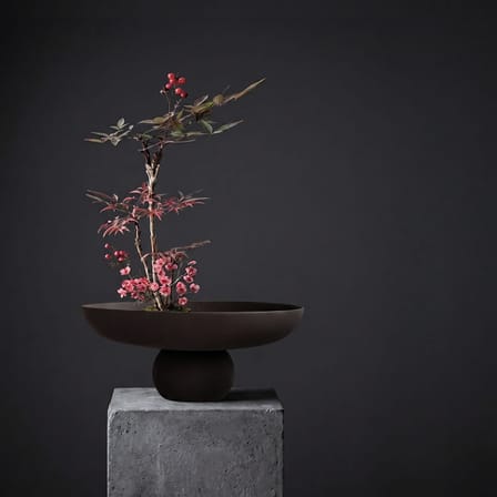 Centrotavola Baburu Big ceramica marrone / Ø 43 x H 18 cm - 101 COPENHAGEN
