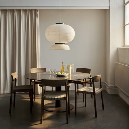 Chaise empilable Betty TK2 bois marron - &tradition