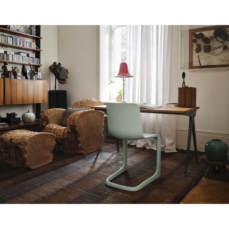 Chaise EVO-C plastique vert - Vitra