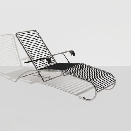 Chaise longue Sandows N°114 / Réédition 1927 - Dossier inclinable - Petite Friture