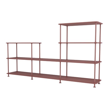 Étagère Montana Free 312000 bois marron / L 203.4 x P 38 x H 109.9 cm - MONTANA