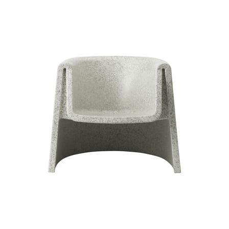 Fauteuil Bit plastique blanc / Recyclé - Normann Copenhagen