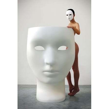 Fauteuil Nemo plastique noir / Version fixe - Coloris mat - Driade