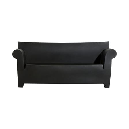 Gartensofa 2-Sitzer Bubble Club plastikmaterial schwarz / L 189 cm - Philippe Starck, 2000 - Kartell
