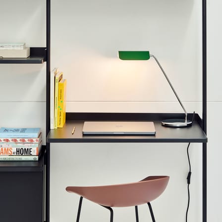 Lampe de table Apex métal bordeaux / Orientable - Hay