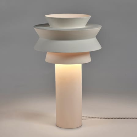 Lampe de table Leo 02 céramique blanc / H 55 cm - Serax