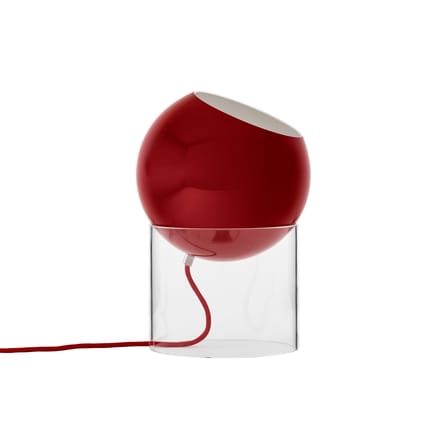 Lampe de table Topan VP13 métal rouge / H 31 cm - Verner Panton, 1959 - &tradition