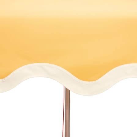 Pensol Parasol textile yellow / Ø 350 cm - Black Base included - Fatboy