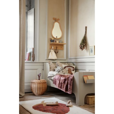 Place Small Wall coat rack natural wood / Shelf - L 105 cm - Ferm Living