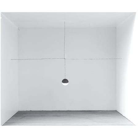Suspension String Light Sphere métal noir LED / Câble 12 mètres - Sans module électrique - Flos