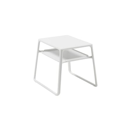 Table d'appoint Pop blanc / 44 x 39,5 x H 38,5 cm - NARDI