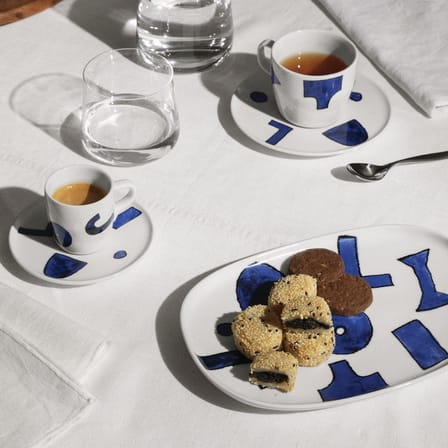 Set de 4 tasses à café + soucoupes Itsumo - Yunoki - Alessi