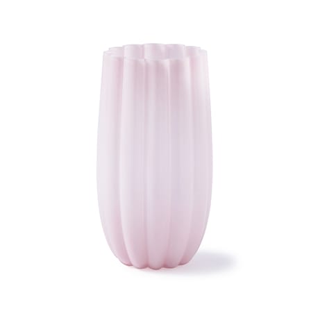 Vase Melon Large verre rose / Ø 20,5 x H 38 cm - POLSPOTTEN