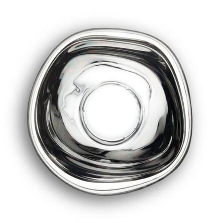 Wandleuchte Melt Surface plastikmaterial grau silber metall / LED - Ø 50 cm / Farbwechsel - Tom Dixon