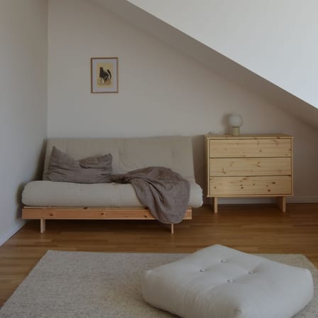 Canapé convertible Roots / L 160 cm - 3 positions / Structure pin clair - KARUP DESIGN