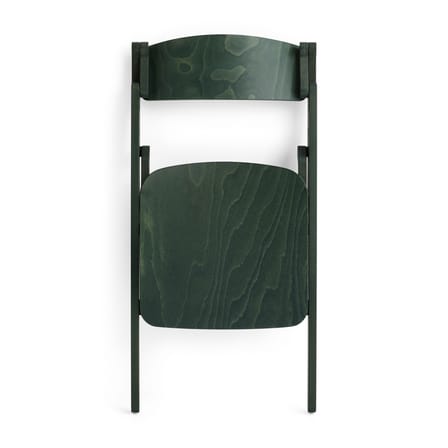 Chaise pliante Backflip bois vert - Hay