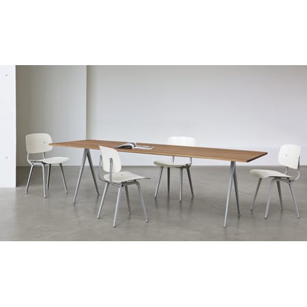 Chaise Revolt plastique blanc beige / Réédition 1950' - Hay