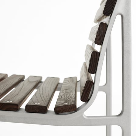 Chaise Traverse bois marron / Bouroullec - Hay