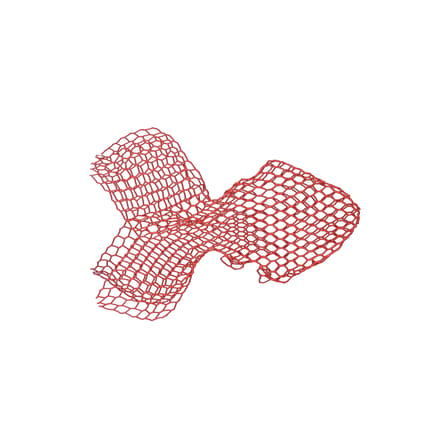 Décoration à suspendre Poisson Small métal rouge / L 50 cm - Grillage / Benedetta Mori Ubaldini, 2012 - Magis