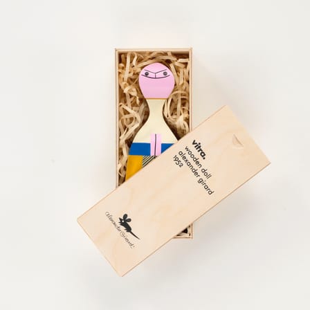 Décoration Wooden Dolls - No. 15 bois multicolore / By Alexander Girard, 1952 - Vitra